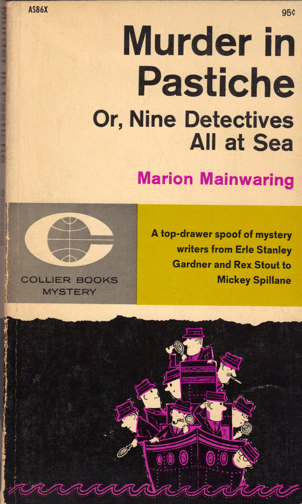 MURDER IN PASTICHE Or, Nine Detectives All at Sea Image for MURDER IN PASTICHE Or, Nine Detectives All at Sea