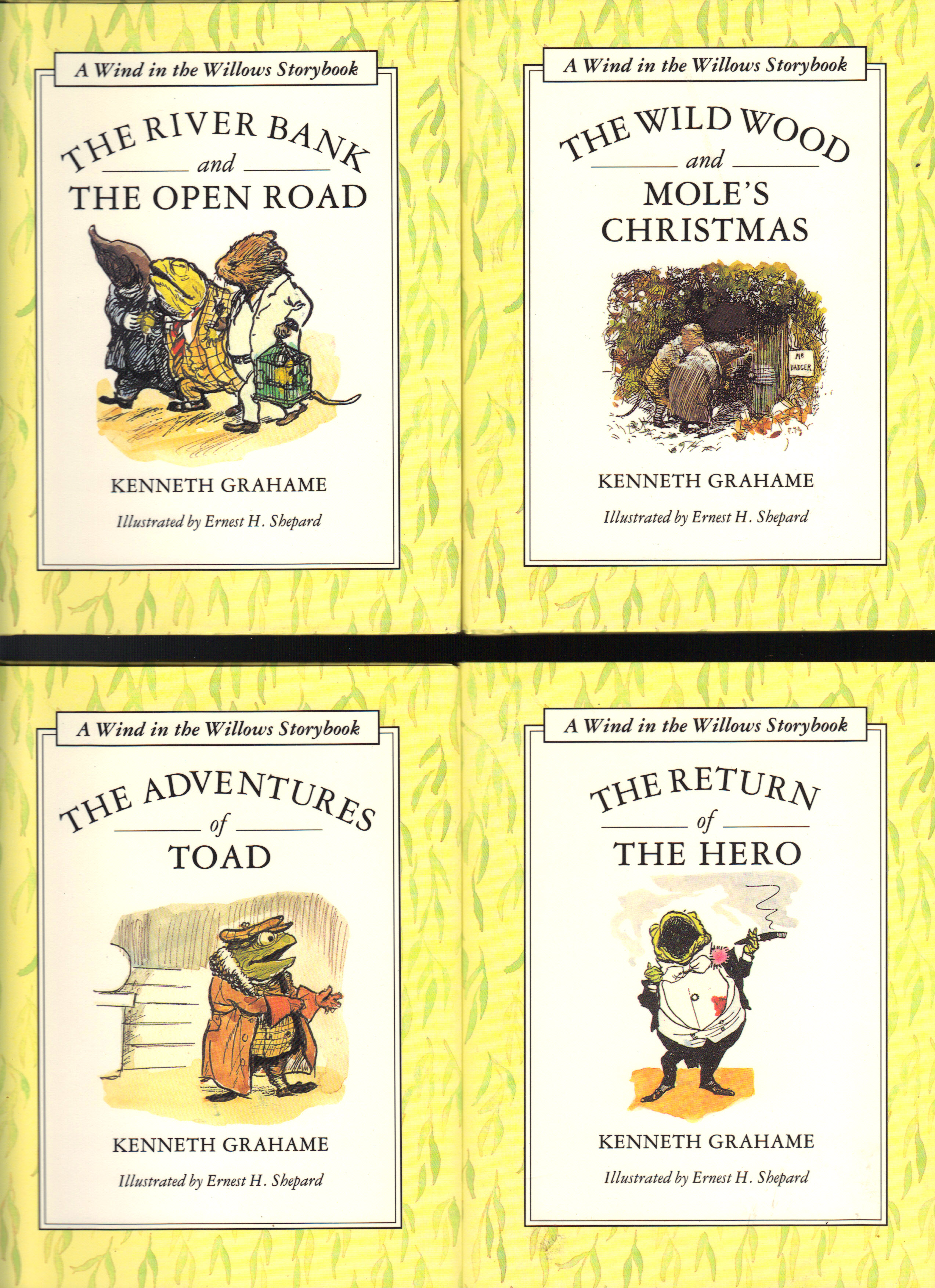 A WIND IN THE WILLOWS STORYBOOK ~ Four Volumes Image for A WIND IN THE WILLOWS STORYBOOK ~ Four Volumes