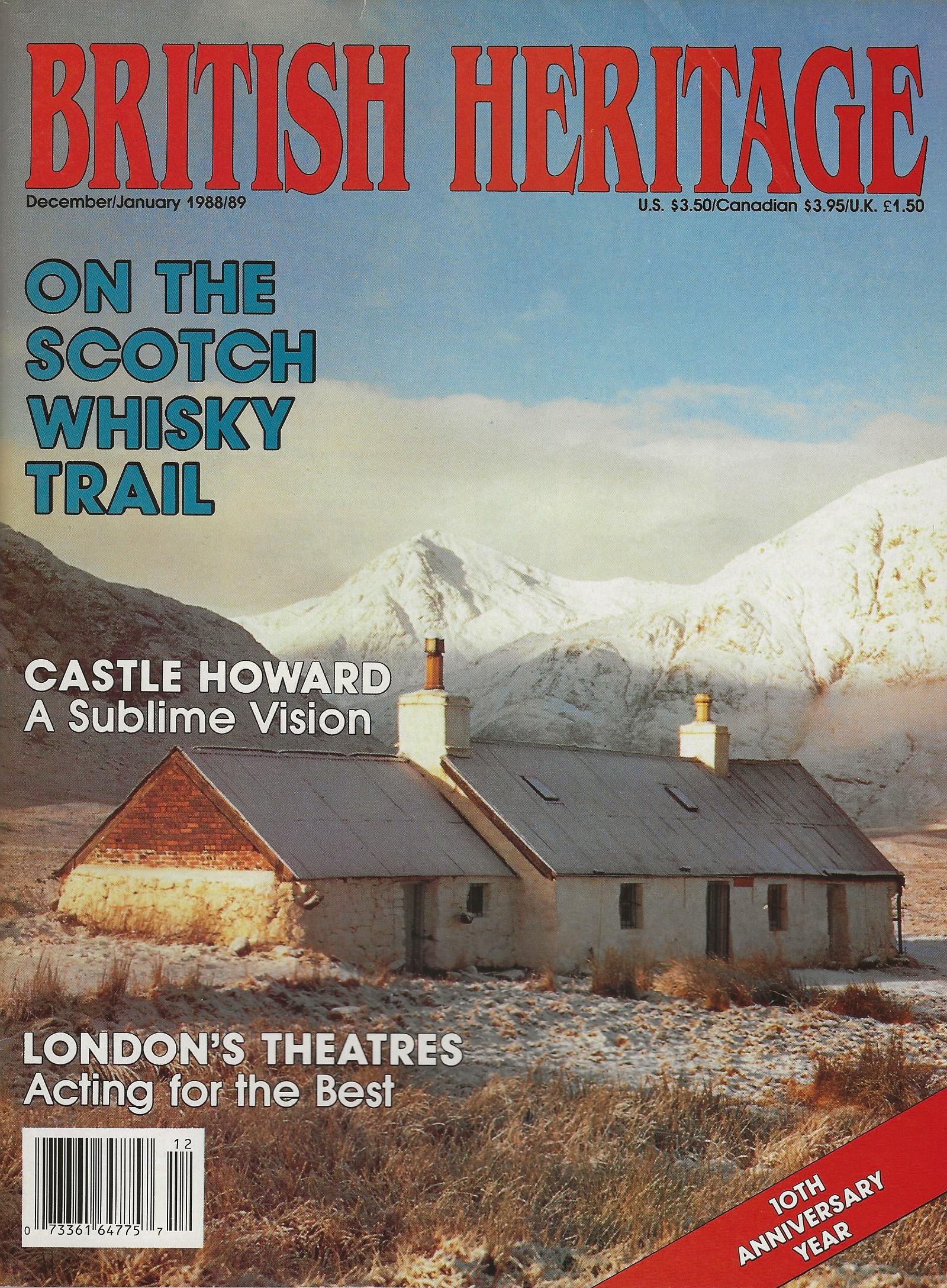 Image for BRITISH HERITAGE ~ December 1988/ January 1989