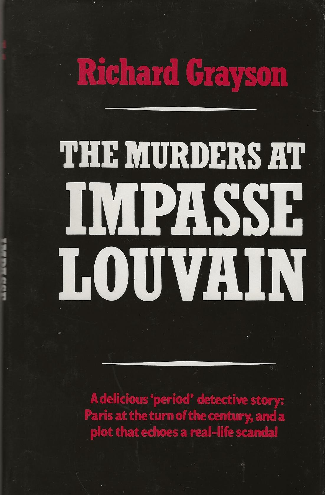 Image for THE MURDERS AT IMPASSE LOUVAIN