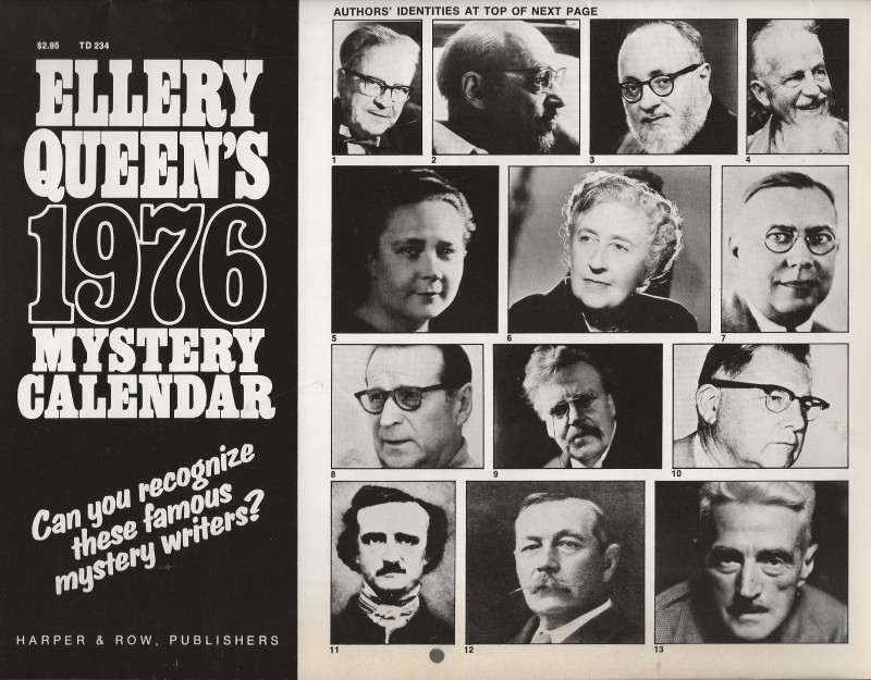 Image for ELLERY QUEEN'S 1976 MYSTERY CALENDAR