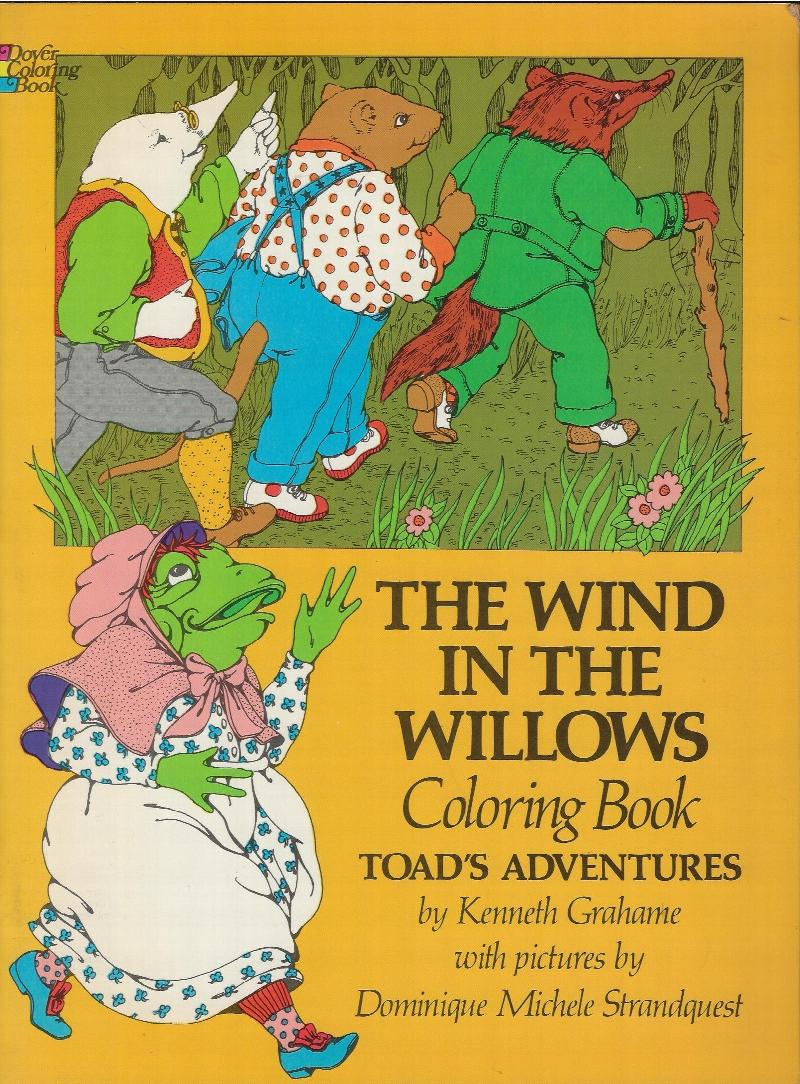 Image for THE WIND IN THE WILLOWS Coloring Book ~ TOAD'S ADVENTURES