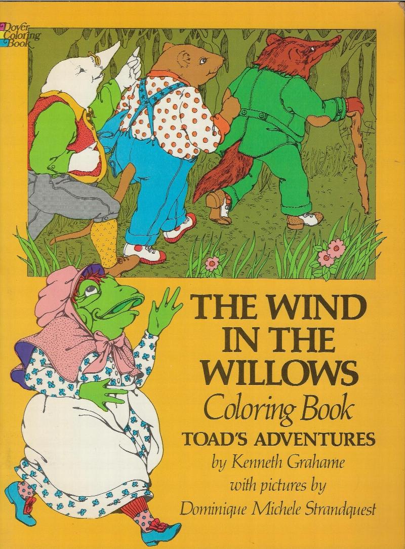 Image for THE WIND IN THE WILLOWS Coloring Book ~ TOAD'S ADVENTURES