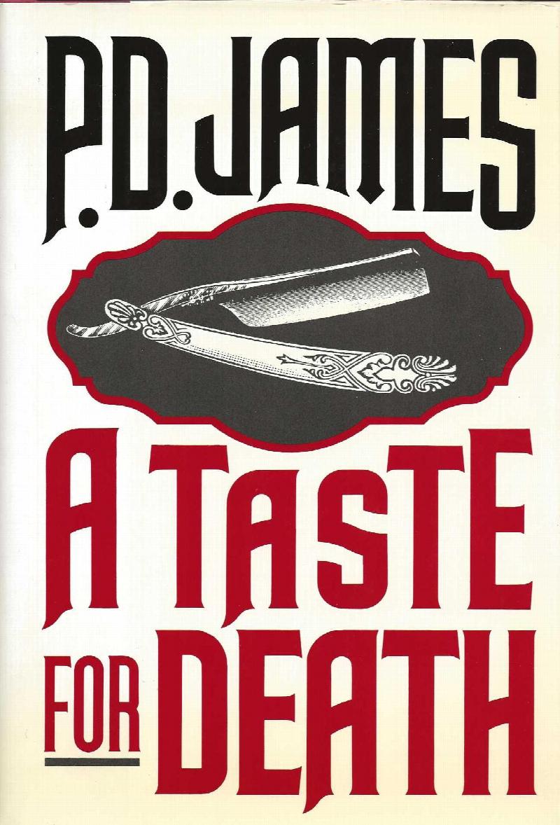 Image for A TASTE FOR DEATH
