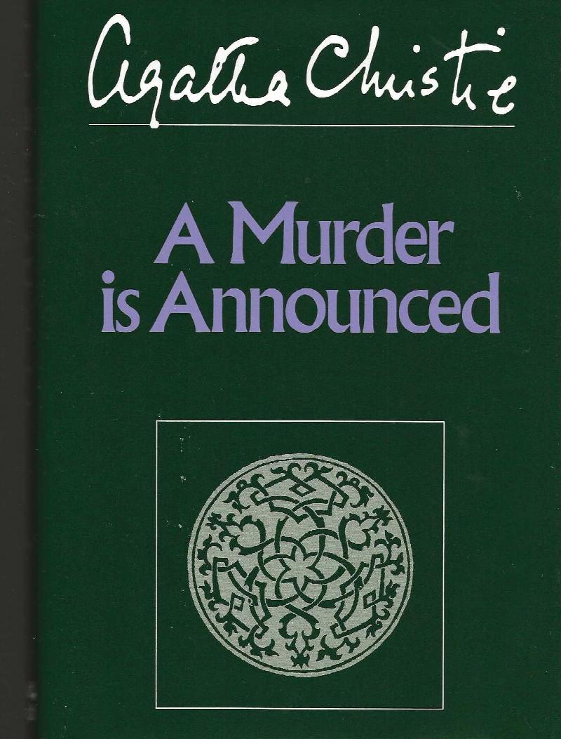 Image for A MURDER IS ANNOUNCED