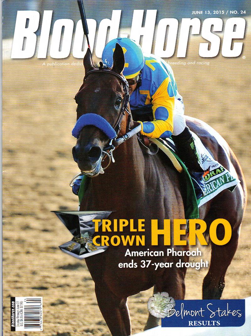 Image for BLOOD-HORSE, JUNE 13, 2015 / NO. 24 ~ TRIPLE CROWN HERO