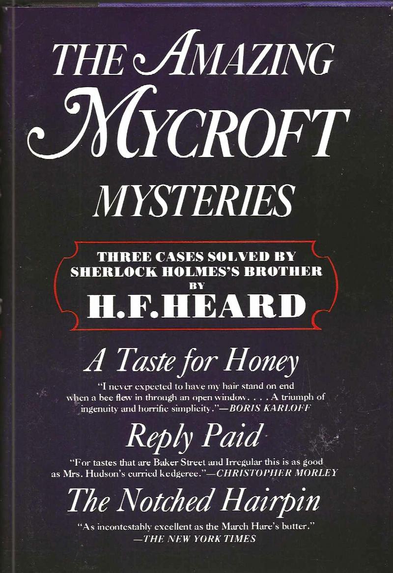 Image for THE AMAZING MYCROFT ~ Three Cases Solved By Sherlock Holmes's Brother