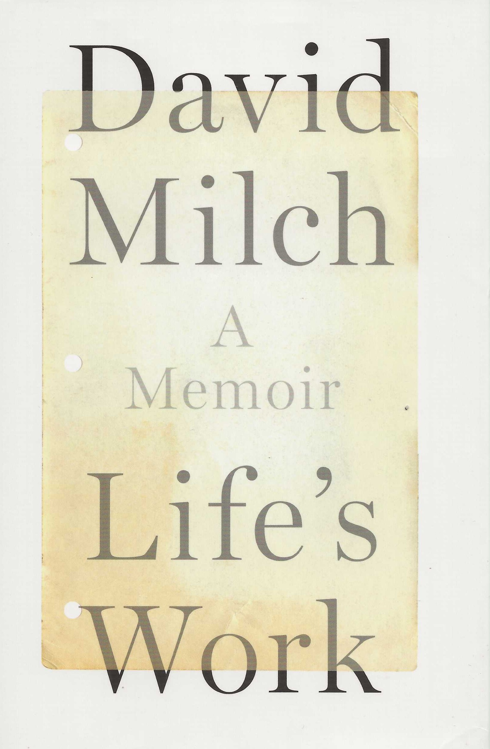 A MEMOIR LIFE'S WORK