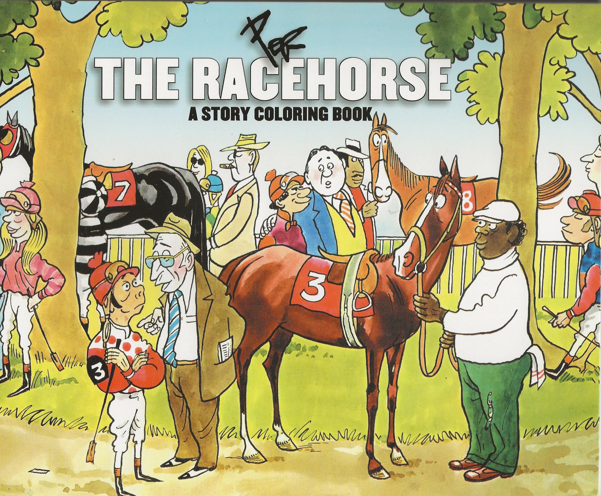 THE RACEHORSE A Story Coloring Book